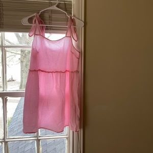 urban renewal remnants tie shoulder gingham dress